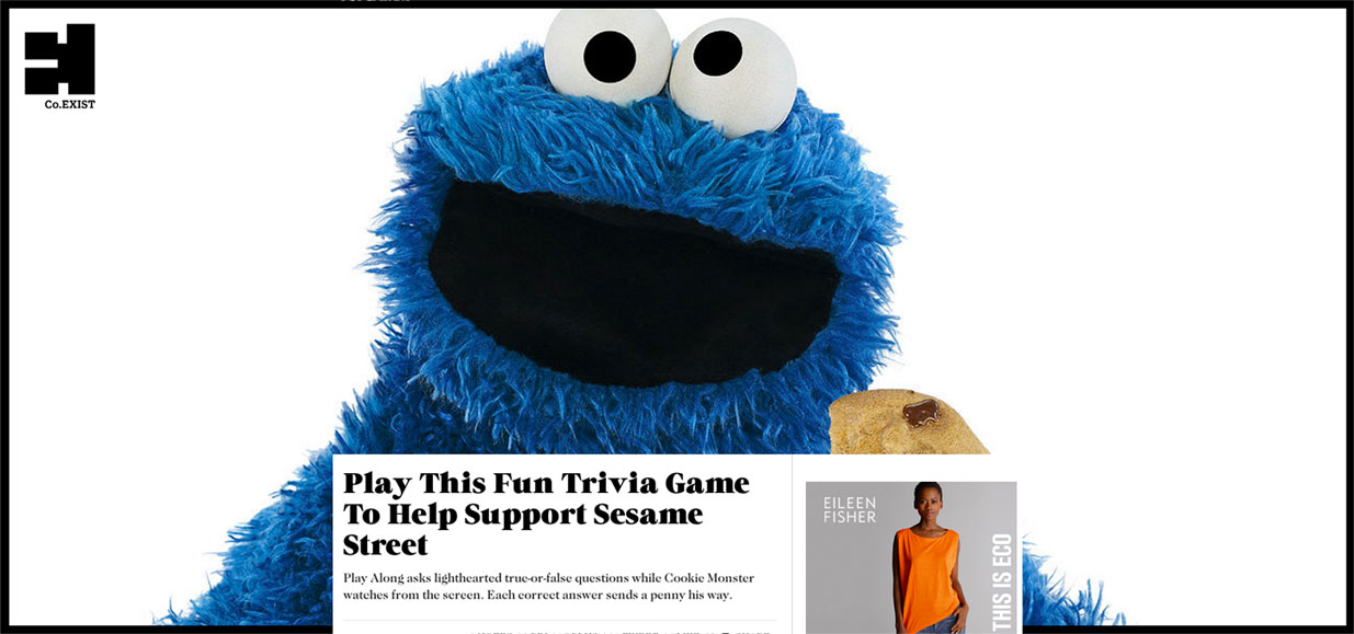 Playalong press from Fast Company Exist